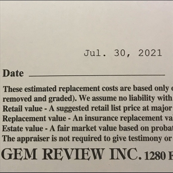 Jade Buddha gem stone (w) appraisal papers - Picture 2 of 6